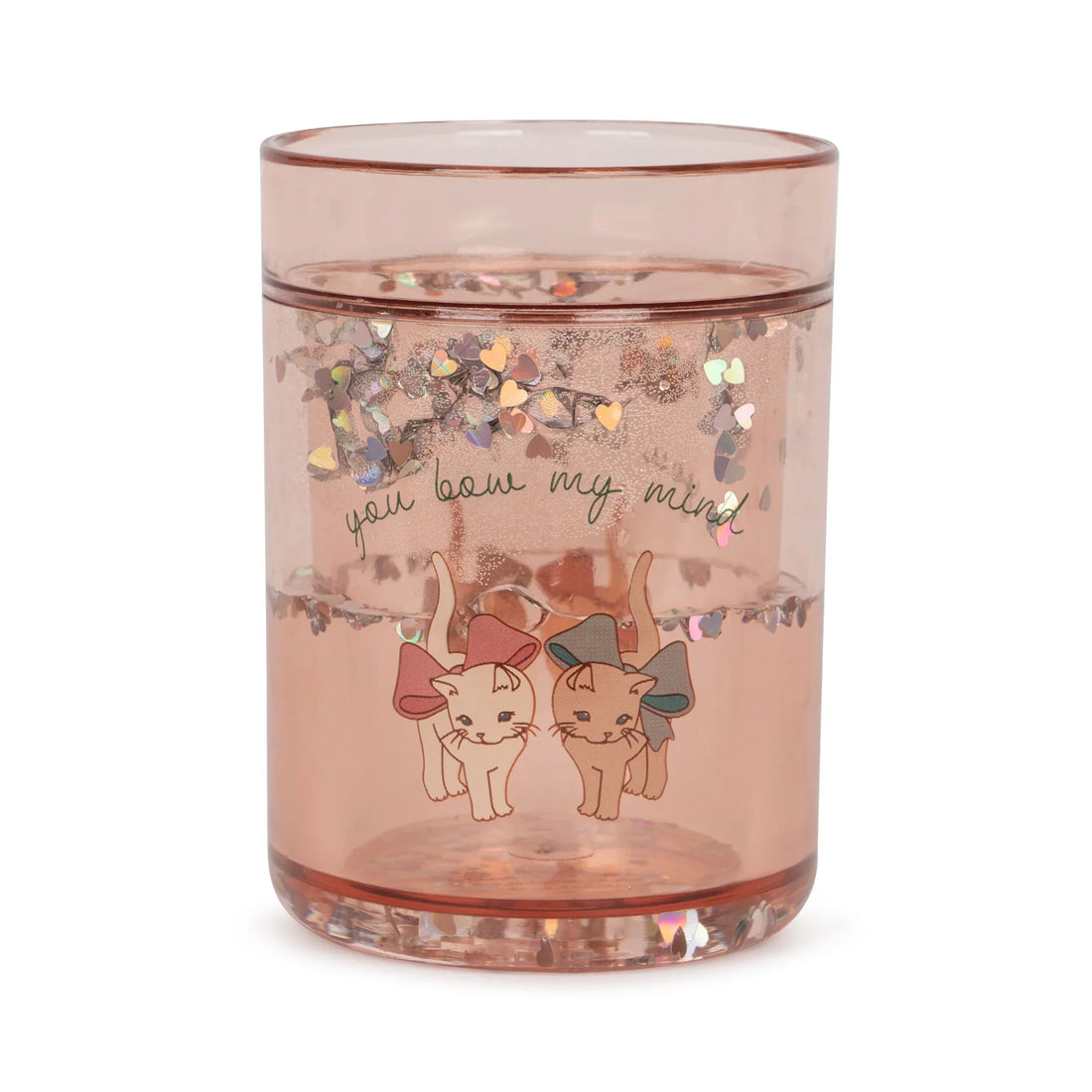 Konges Sløjd 2 pack glitter cups - bow kitty