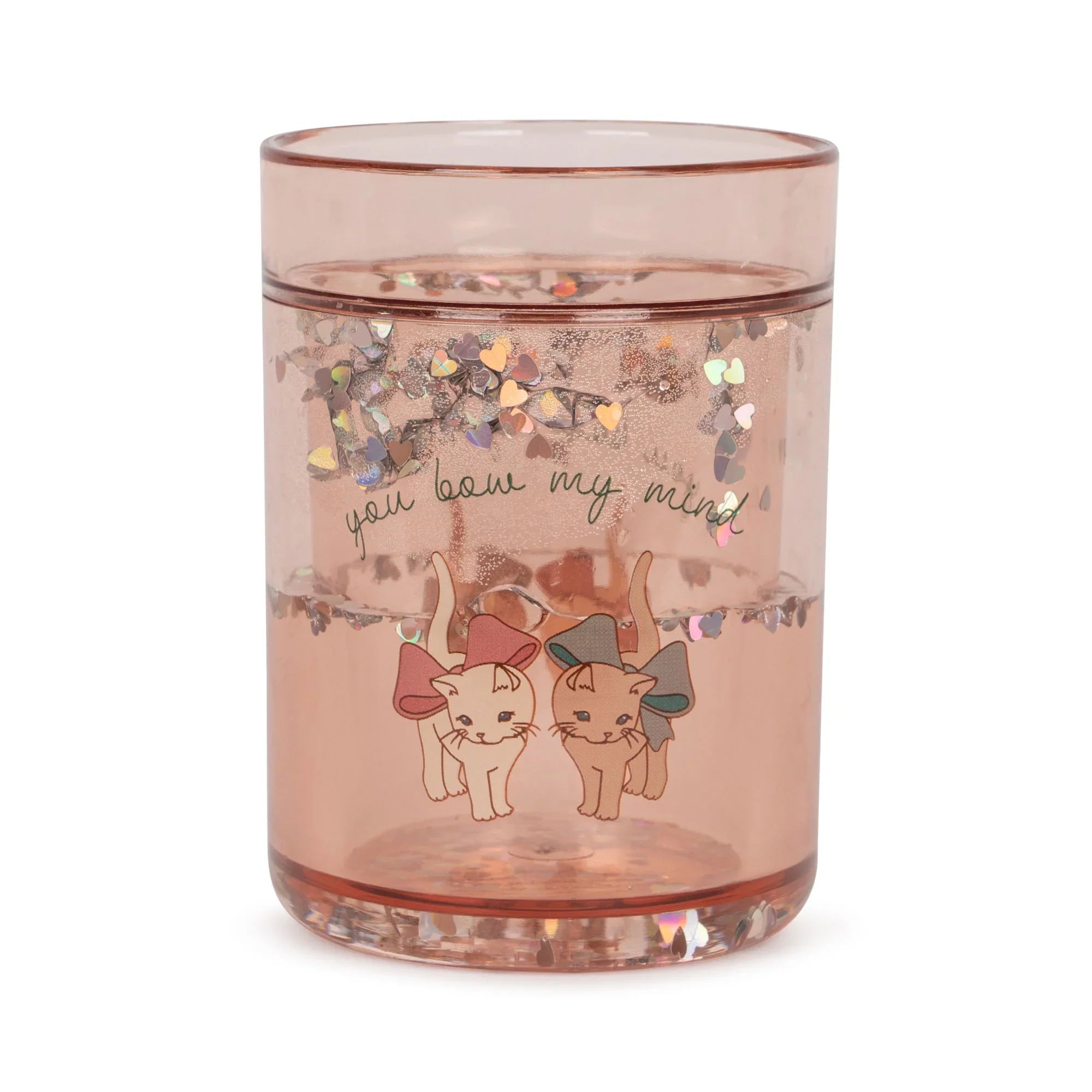 Konges Sløjd 2 pack glitter cups - bow kitty