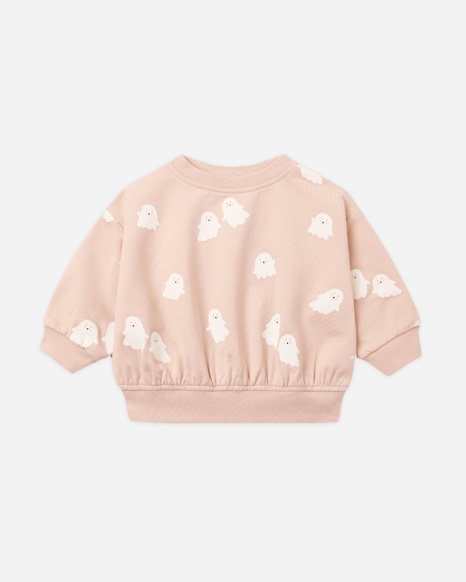 Quincy Mae Relaxed Fleece Sweatshirt - Sweet Ghost - official product image 1