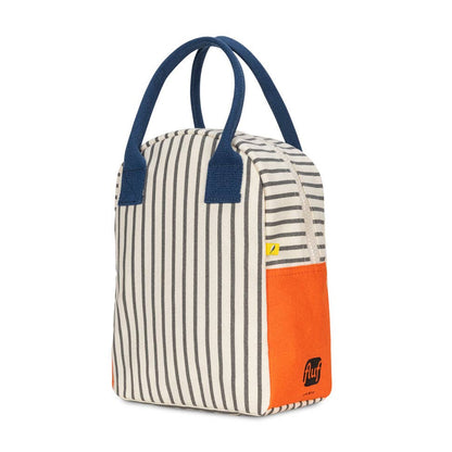 Fluf - Zipper Lunch - Pencil Stripe Nautical