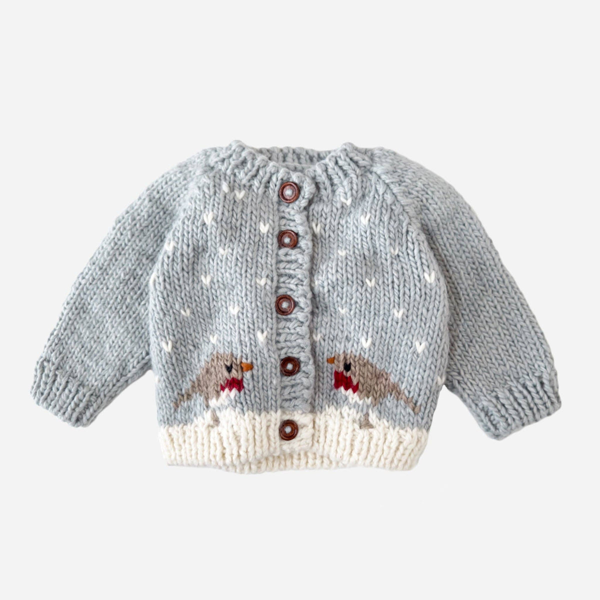 The Blueberry Hill Robin Cardigan - Bowie Grey
