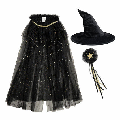 Sweet Wink - Black Witch Dress Up Kit - Dress Up - Kids Gift - Costume