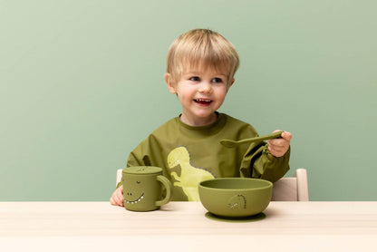 Trixie Baby - Trixie Silicone Cutlery Set, 3-Pack | Baby Toddler Utensils: Mrs. Cat