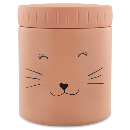 Trixie Baby - Trixie Insulated Food Jar 350 mL (12 oz) | Kids Thermos: Mrs. Cat