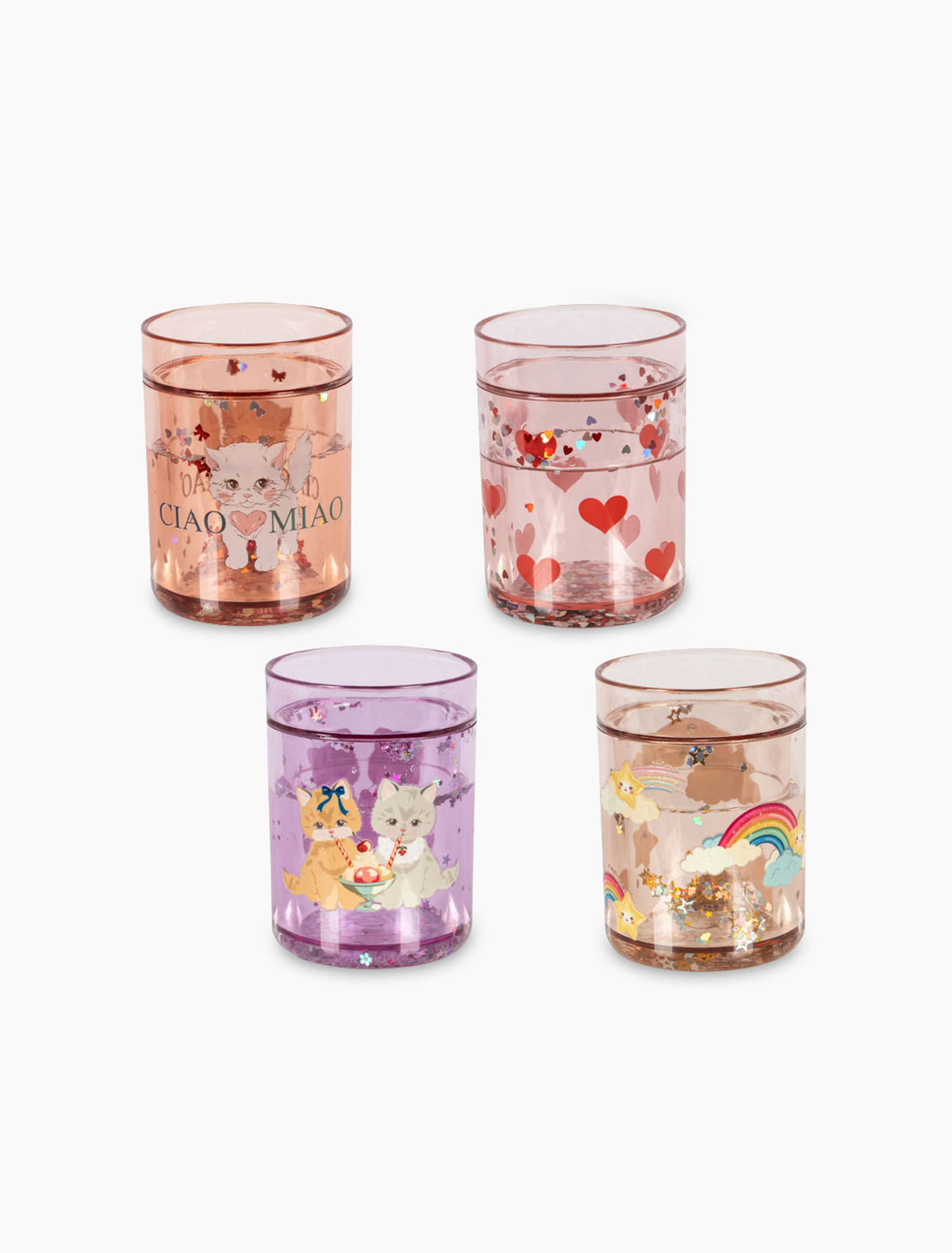 Konges Sløjd 4 Pack Glitter Cups - Multi Glitter