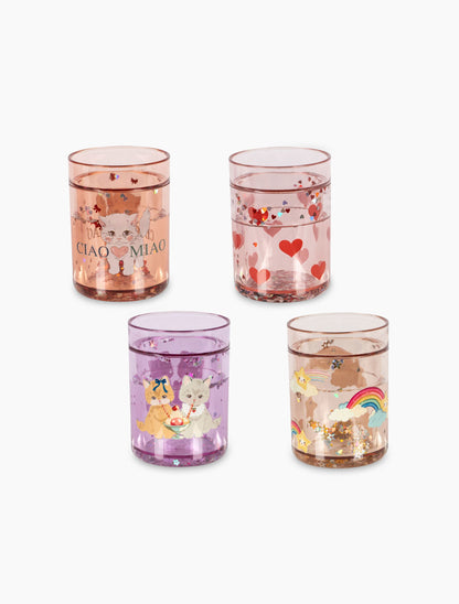 Konges Sløjd 4 Pack Glitter Cups - Multi Glitter