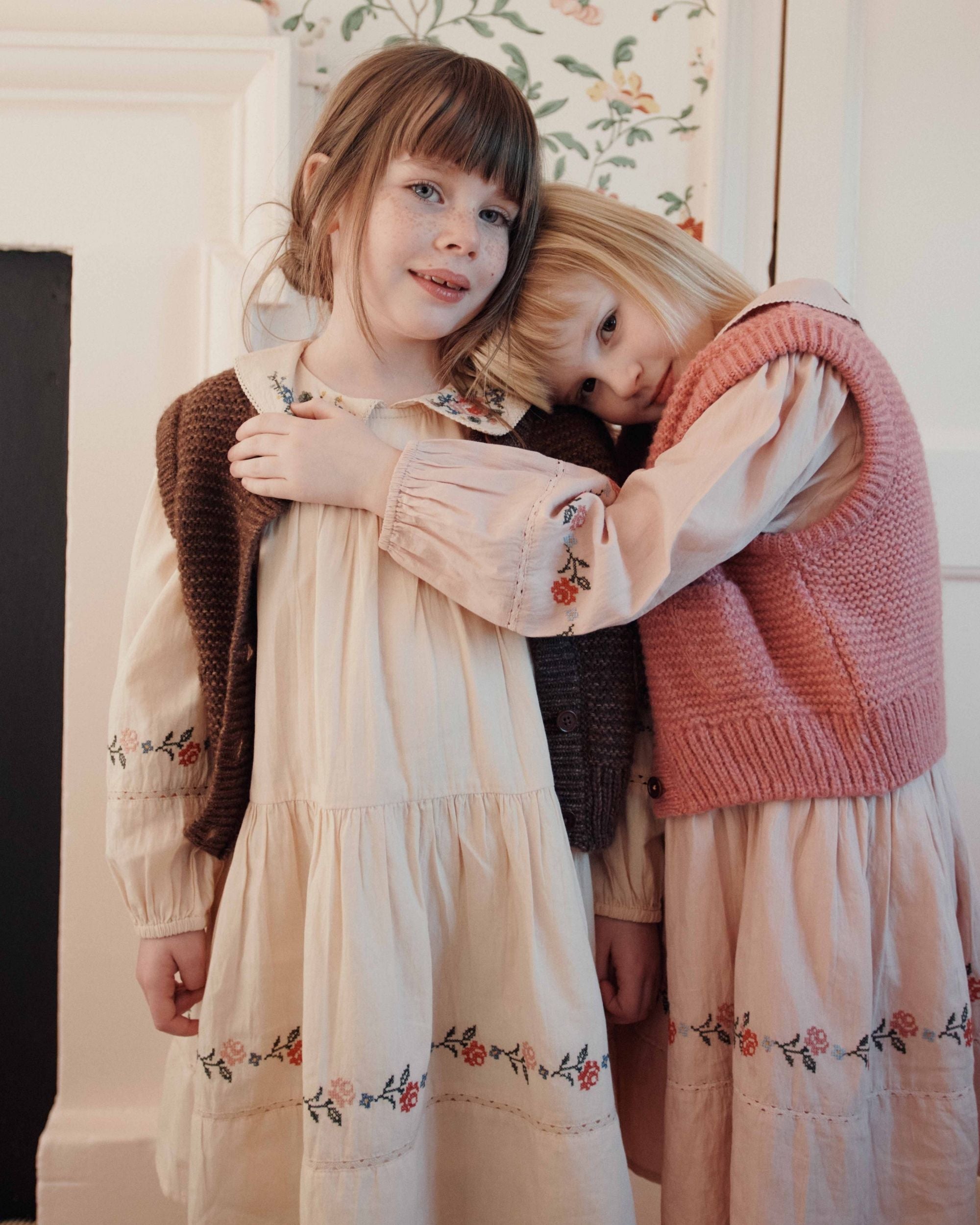 Emile et Ida Rose Cross-Stitch Dress