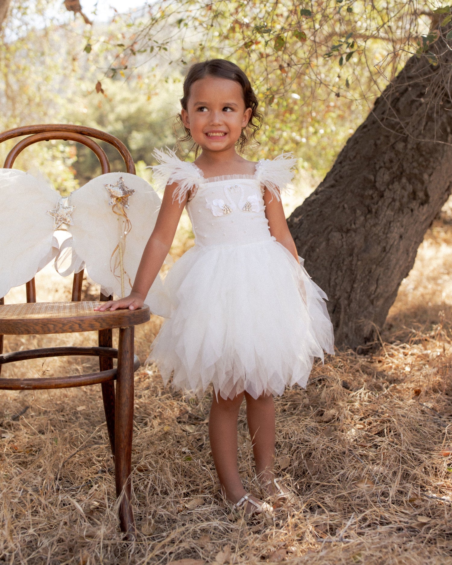 Noralee Angel Wings - Ivory Shimmer - official product image 6