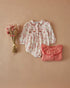 Emile et Ida Rosalie Floral Smocked Baby Romper