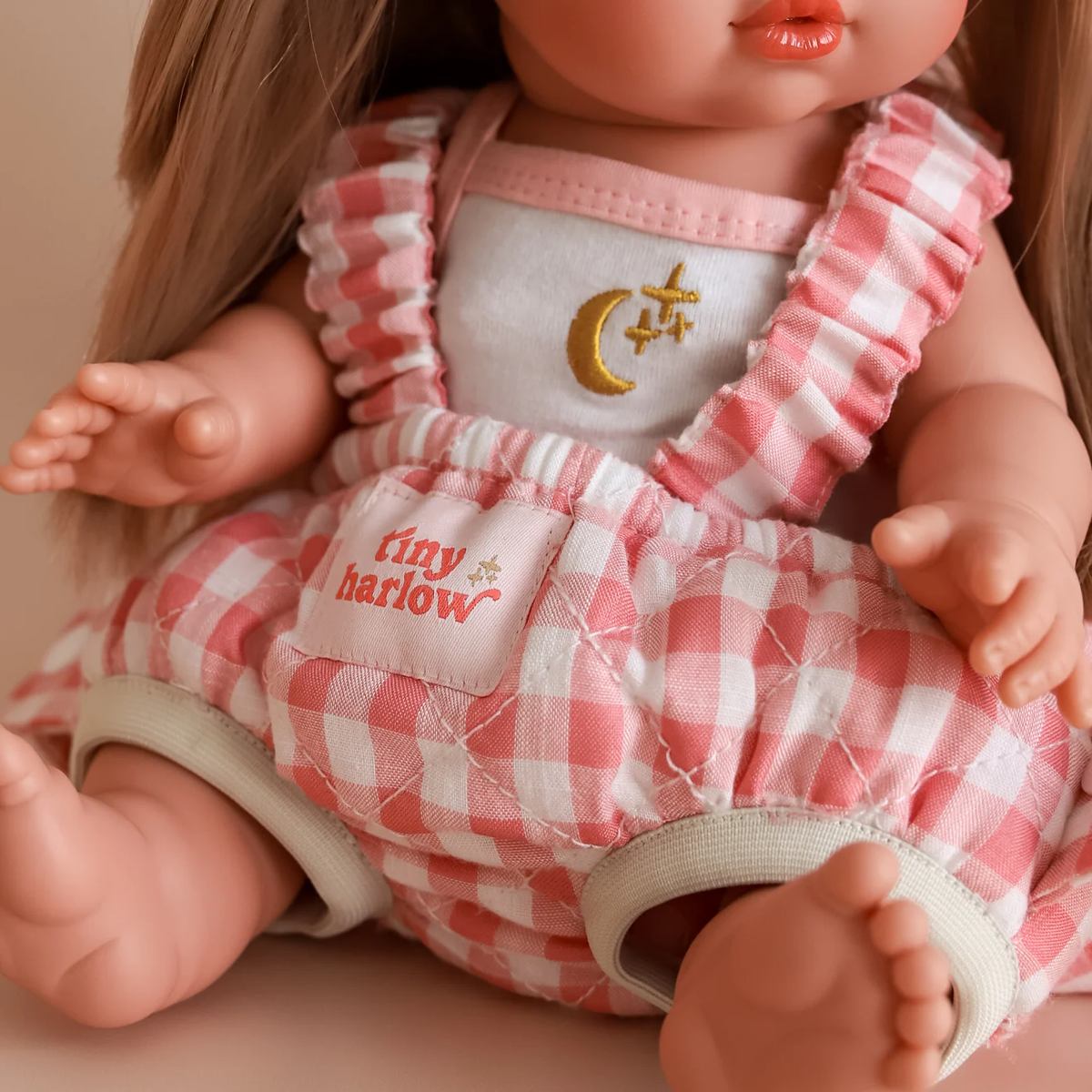 Shine on me Distribution - Doll Carrier - Pink gigham - Tiny Harlow