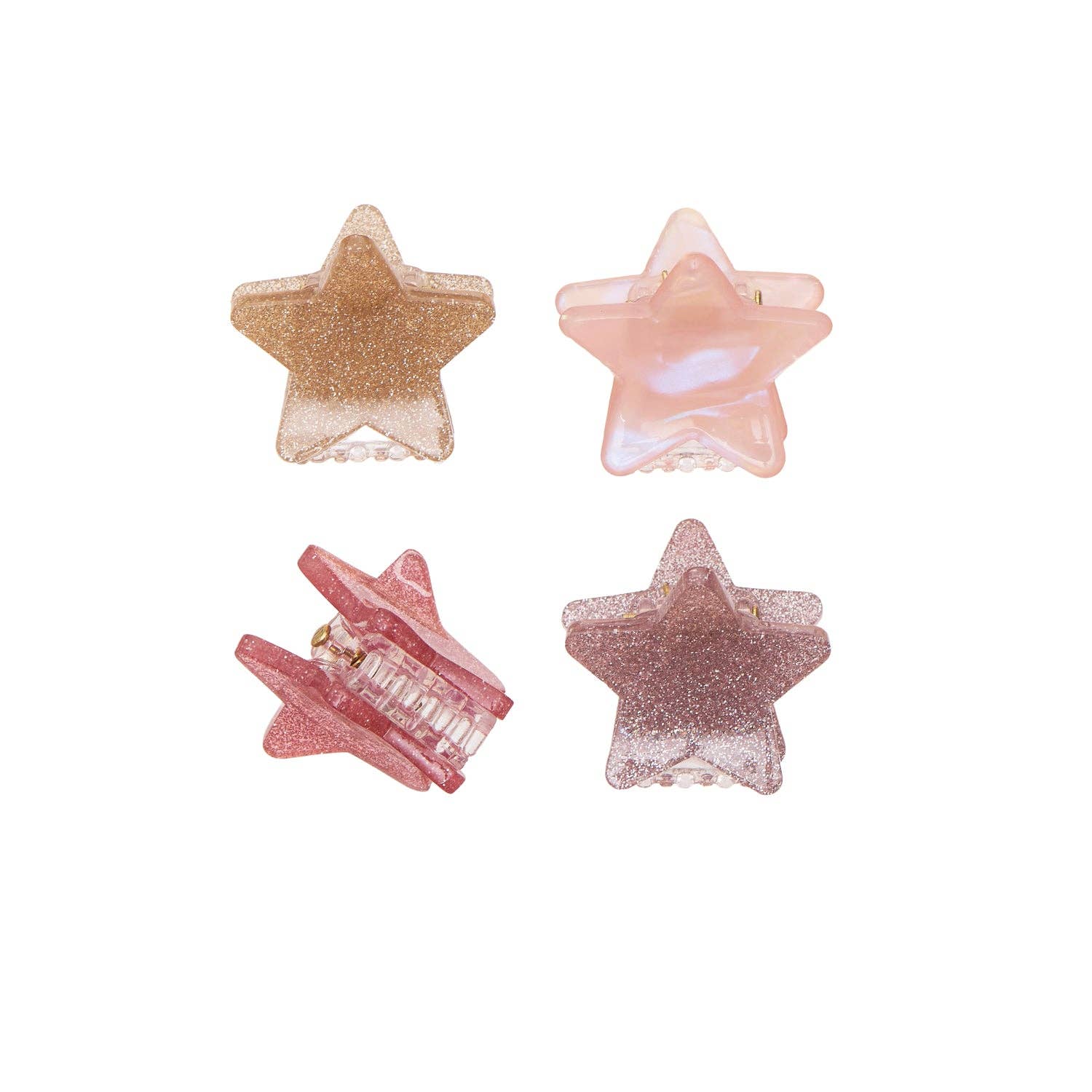 Rockahula Kids US - Shimmer Stars Claw Clips 4 Pack