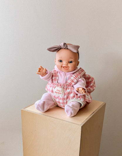 Shine on me Distribution - Doll Carrier - Pink gigham - Tiny Harlow