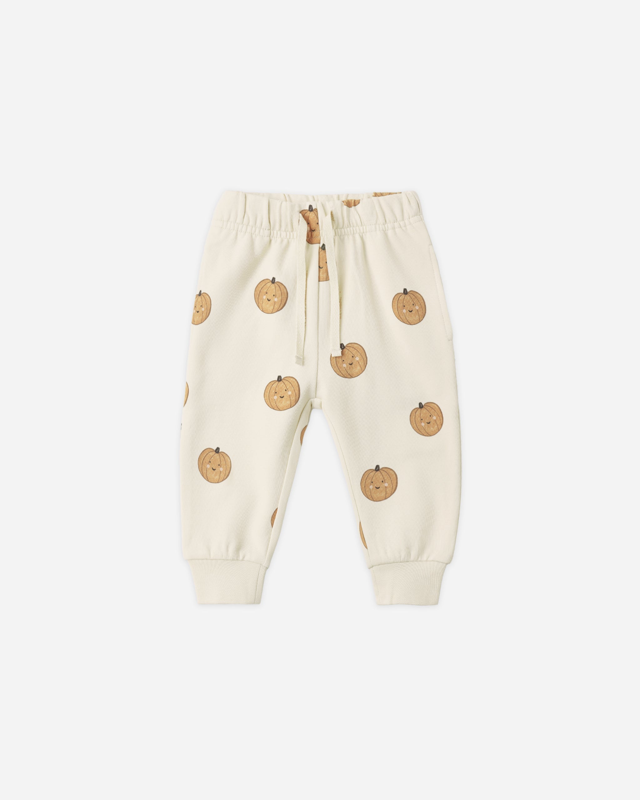 Quincy Mae Relaxed Fleece Sweatpant - Pumpkins - official product image 1