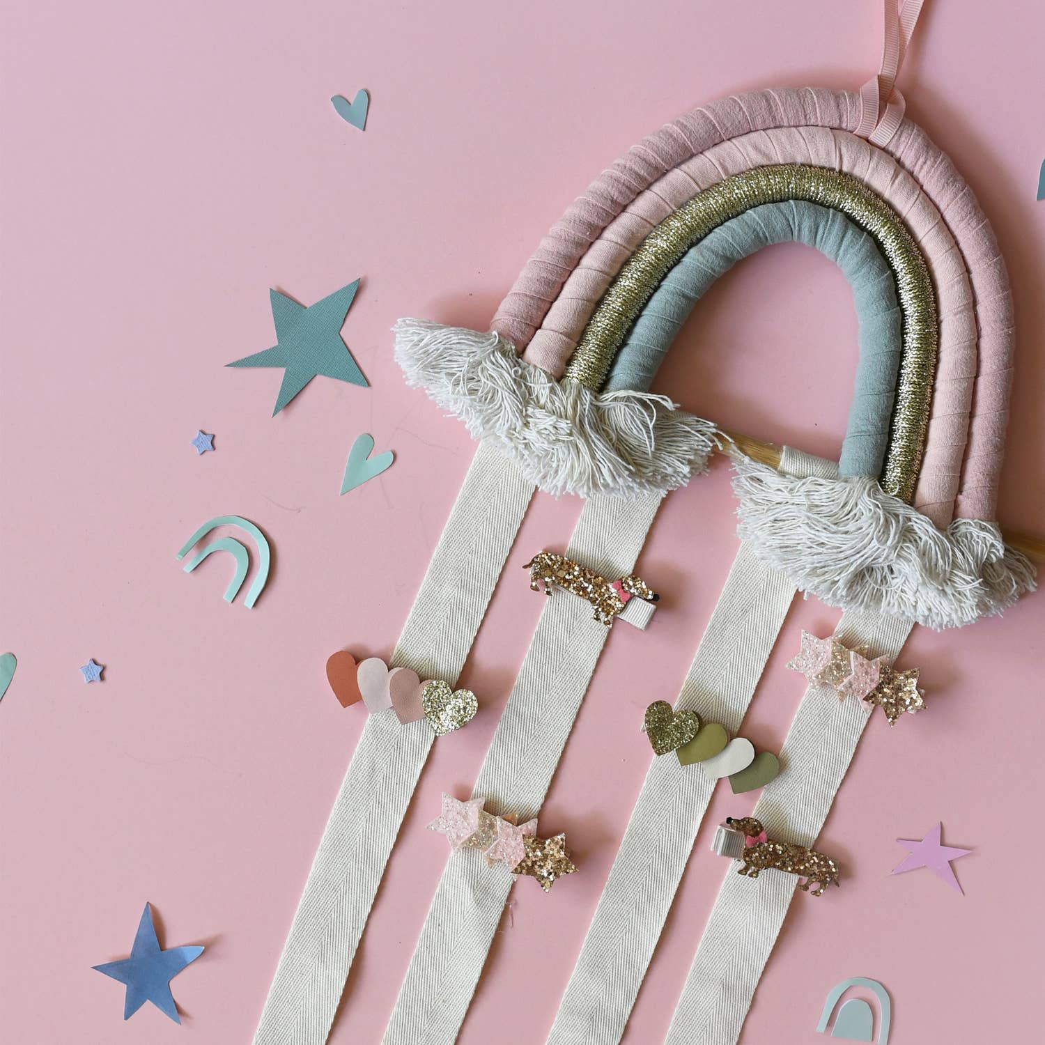 Rockahula Rainbow Hair Clip Hanger – Girls Accessories Organizer
