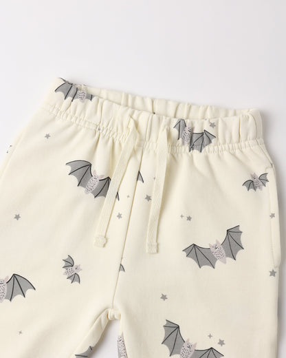 Quincy Mae Relaxed Fleece Sweatpant - Baby Bats - official product image 7