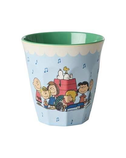 RicebyRice - Melamine Cup with Snoopy Print - Blue