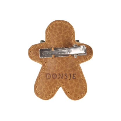 Wonda Hairclip | Gingerbread | Toast Grain Leather