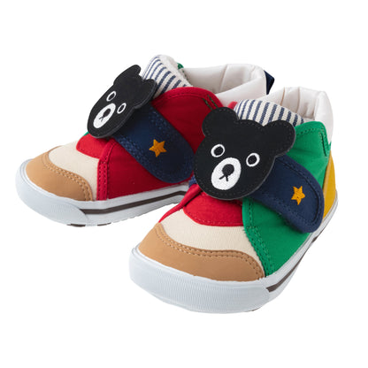 MIKI HOUSE DOUBLE_B Baby Shoes – Color Block (63-9302-821)