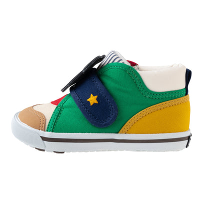 MIKI HOUSE DOUBLE_B Baby Shoes – Color Block (63-9302-821)