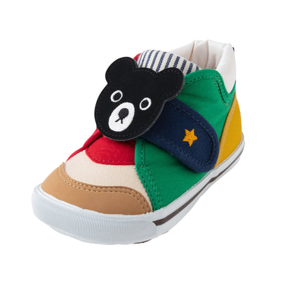 MIKI HOUSE DOUBLE_B Baby Shoes – Color Block (63-9302-821)