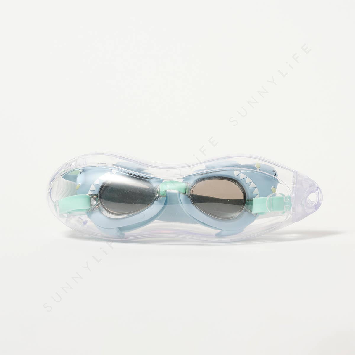 Sunnylife Kids Swimming Goggles – Salty the Shark Blue