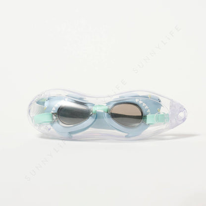 Sunnylife Kids Swimming Goggles – Salty the Shark Blue