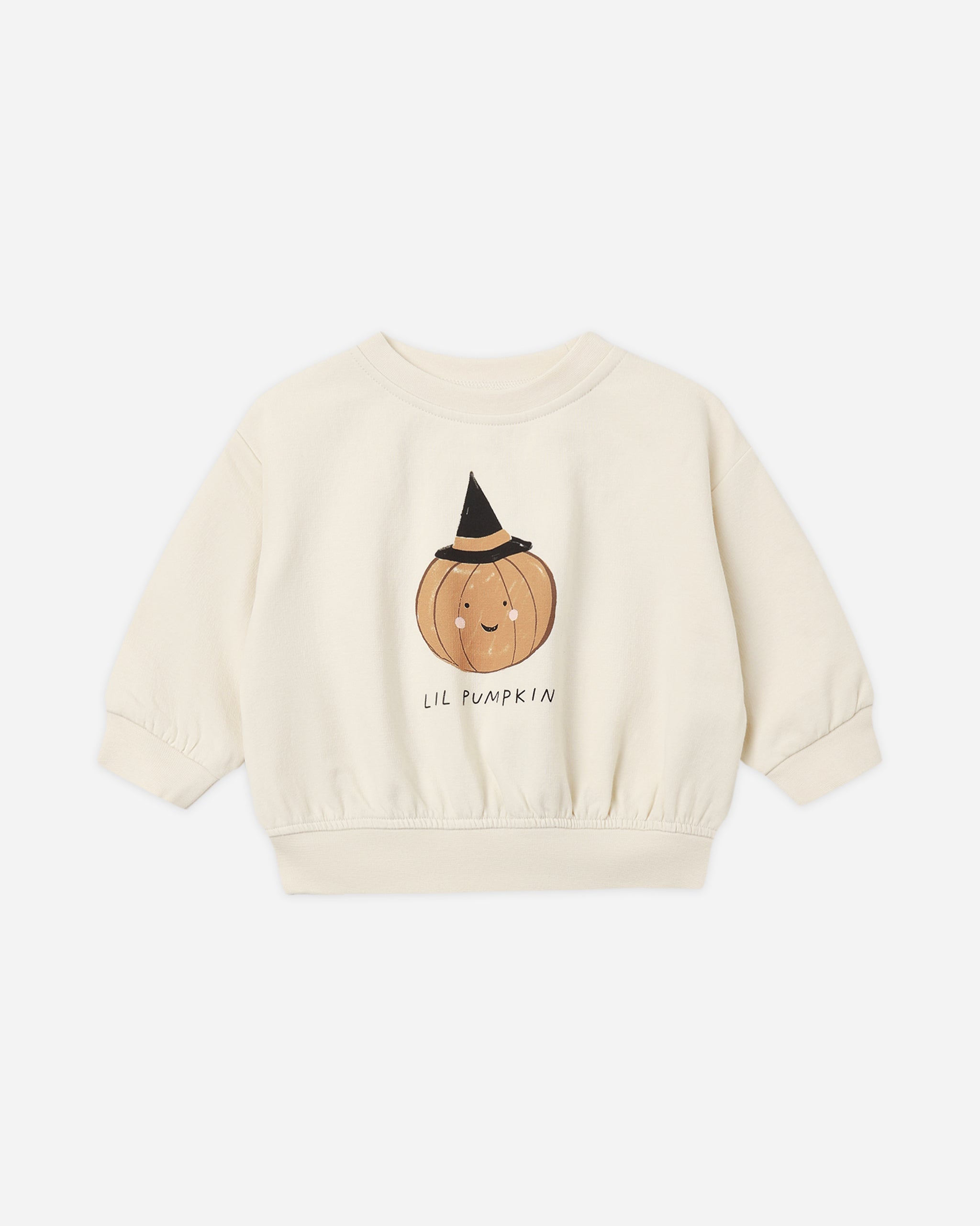 Quincy Mae Relaxed Fleece Sweatshirt - Lil Pumpkin - official product image 1