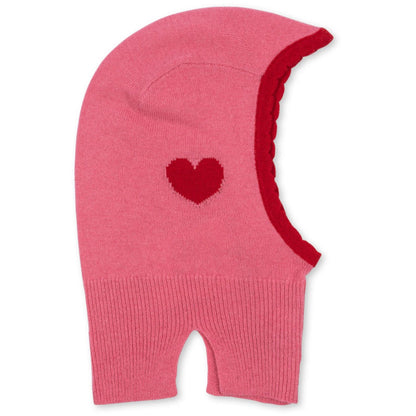 Konges Sløjd Pink Collette Wool Balaclava | Kids Winter Hat