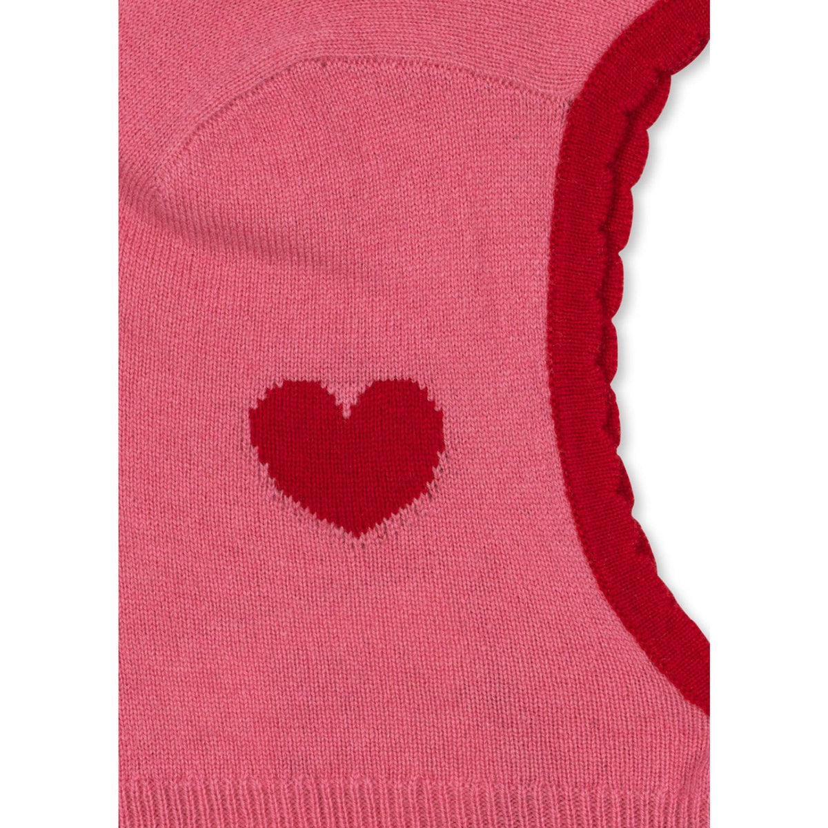 Konges Sløjd Pink Collette Wool Balaclava | Kids Winter Hat