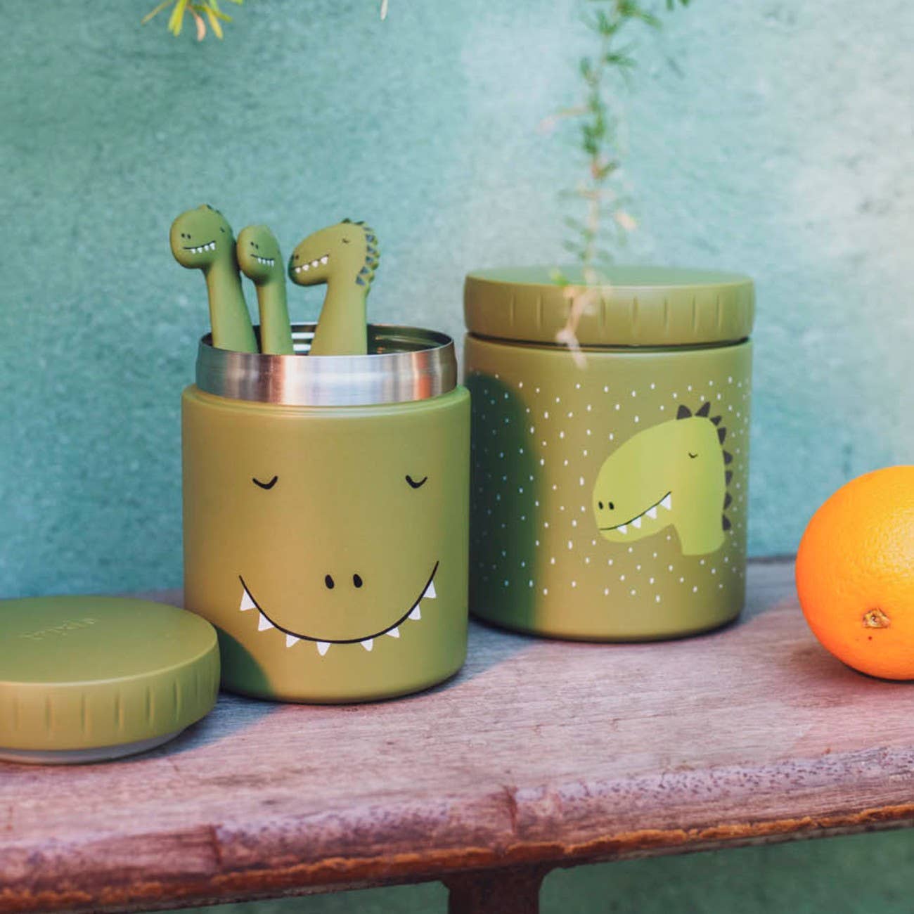Trixie Baby - Trixie Insulated Food Jar 350 mL (12 oz) | Kids Thermos: Mr. Shark