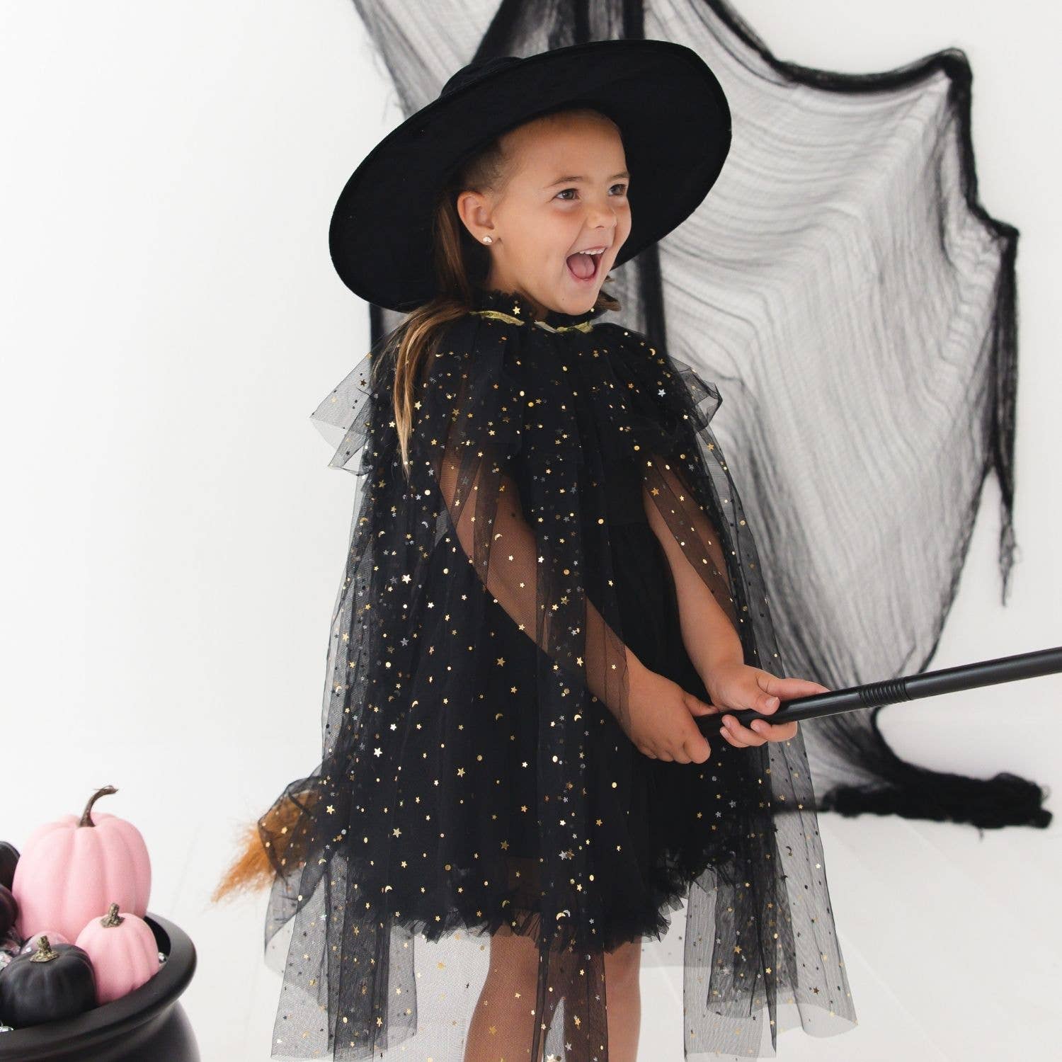 Sweet Wink - Black Witch Dress Up Kit - Dress Up - Kids Gift - Costume