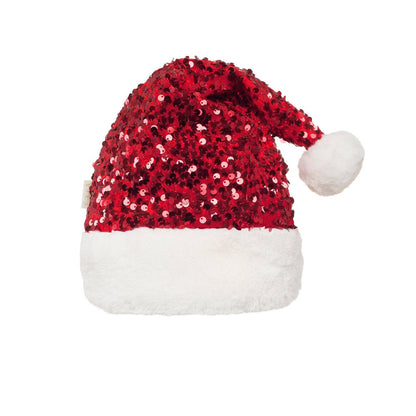 Rockahula - Jolly Santa Sequin Velvet Hat (3-10 Years)
