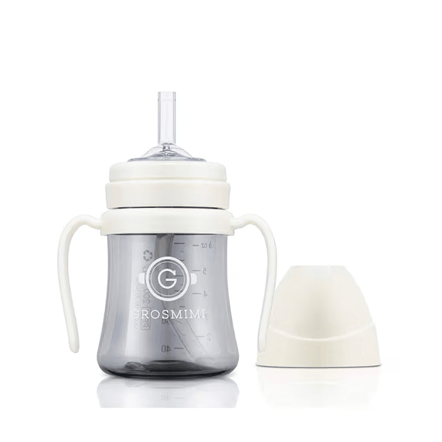 onzenna (Grosmimi and Cha&amp;Mom) - Grosmimi PPSU Straw Cup - 6oz (6 Months+): Peach