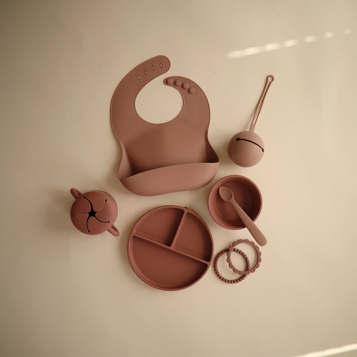 Silicone Baby Bib mushie