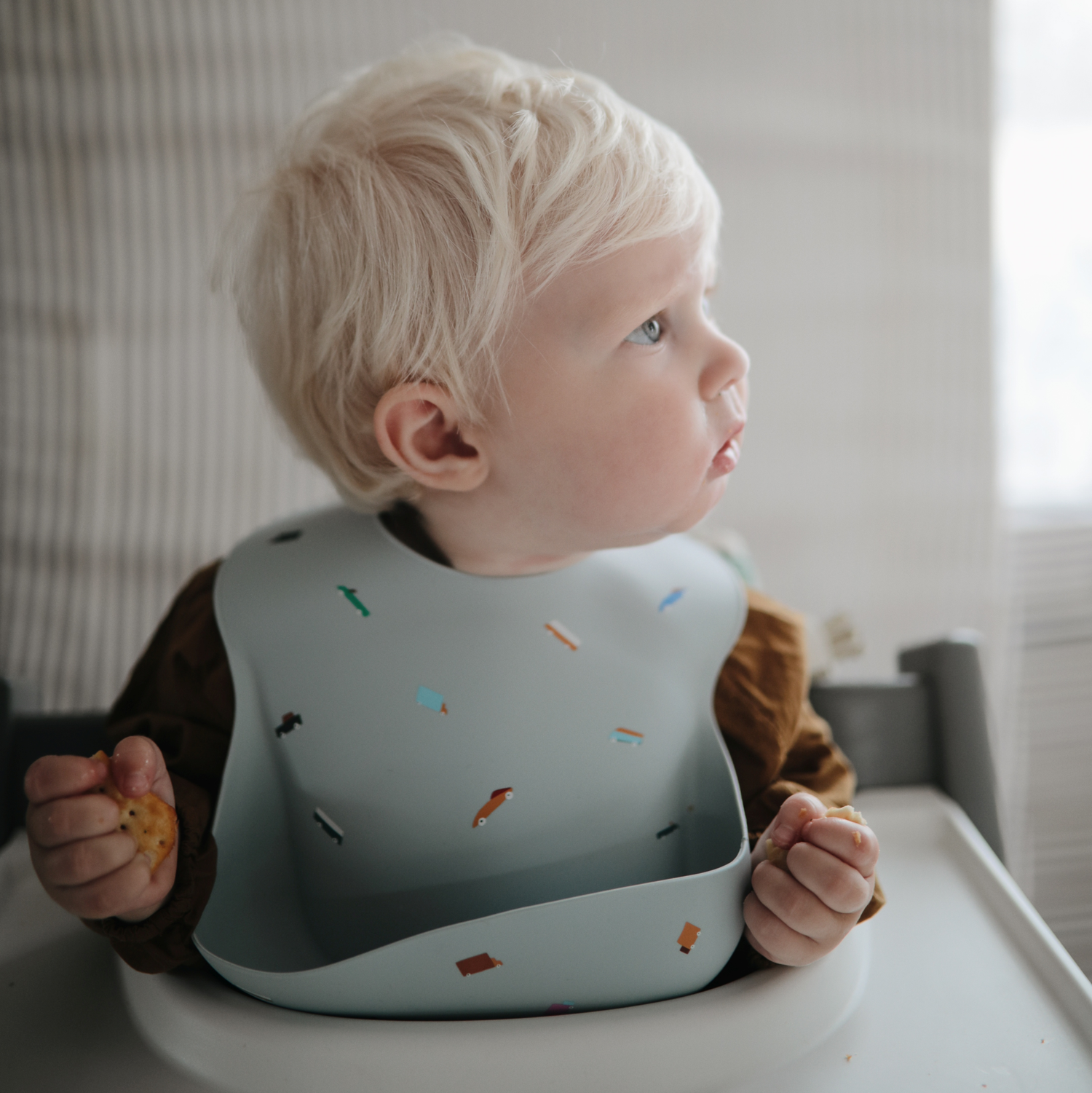 Silicone Baby Bib mushie