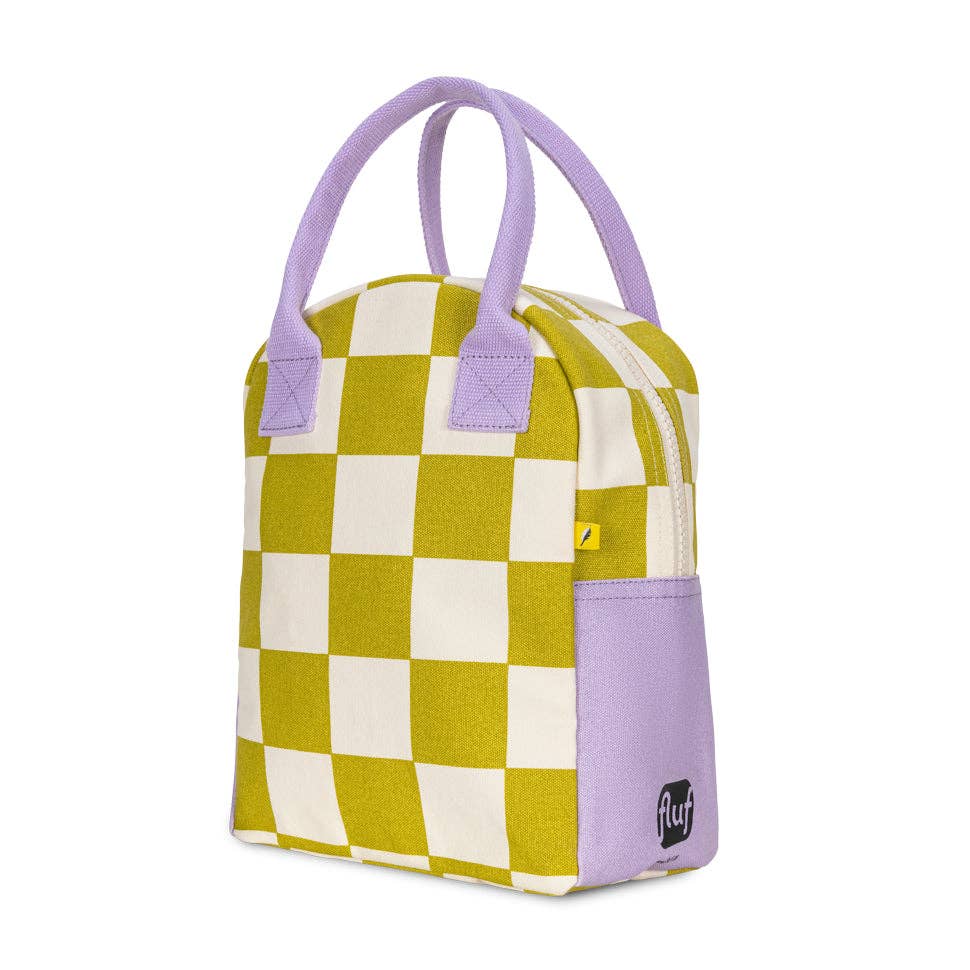 Fluf - Zipper Lunch - Checks Pear
