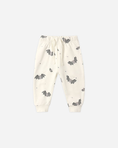 Quincy Mae Relaxed Fleece Sweatpant - Baby Bats - official product image 1