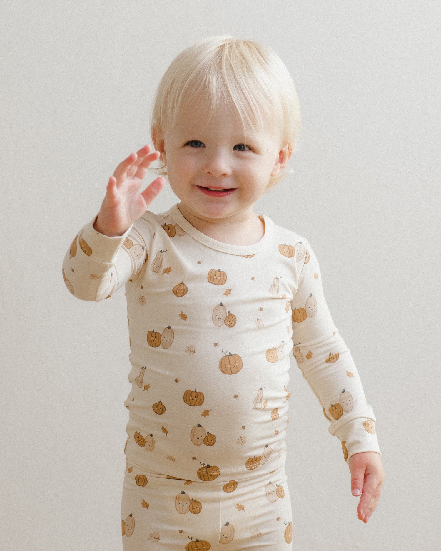 Quincy Mae Bamboo Pajama Set - Harvest Friends - official product image 4