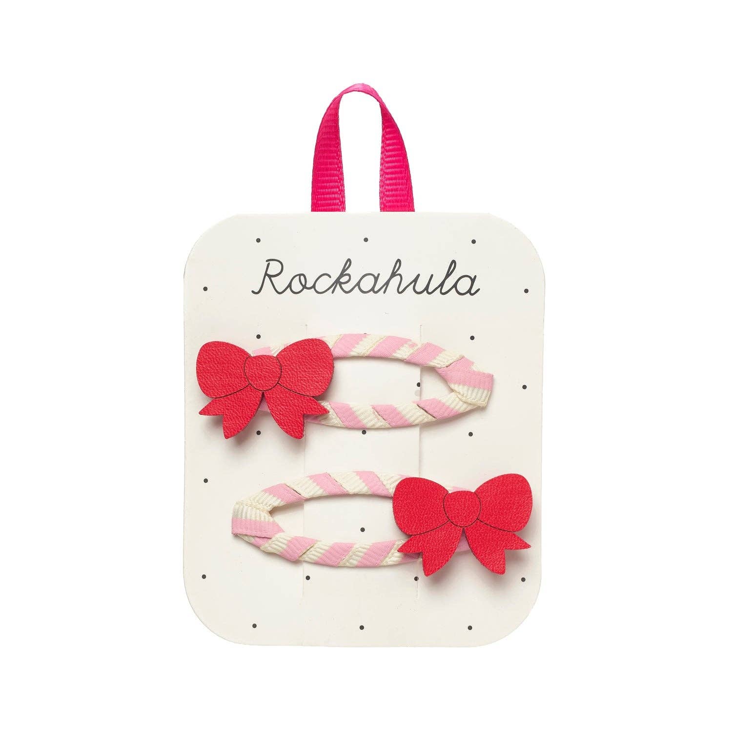 Rockahula - Cutesy Bow Stripy Clips