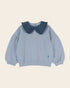 Emile et Ida Blue Denim Collar Sweatshirt
