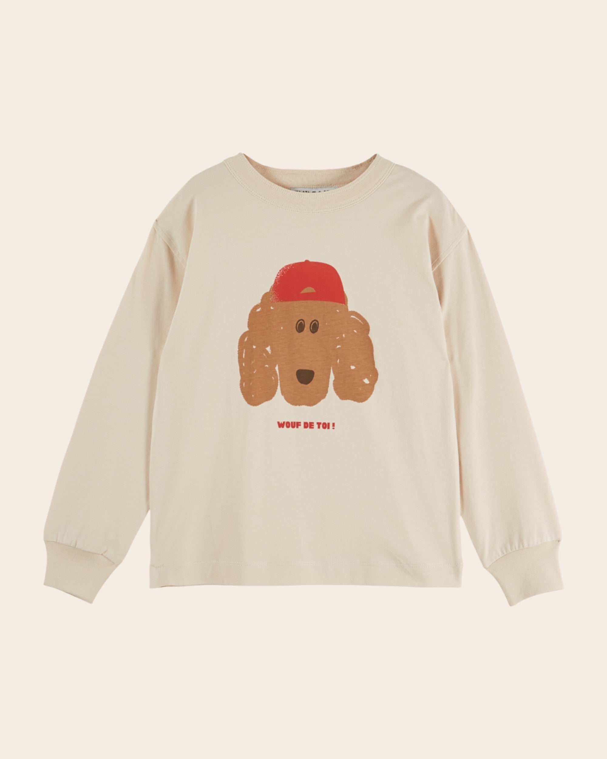 Emile et Ida Cream Dog Long-Sleeve T-Shirt