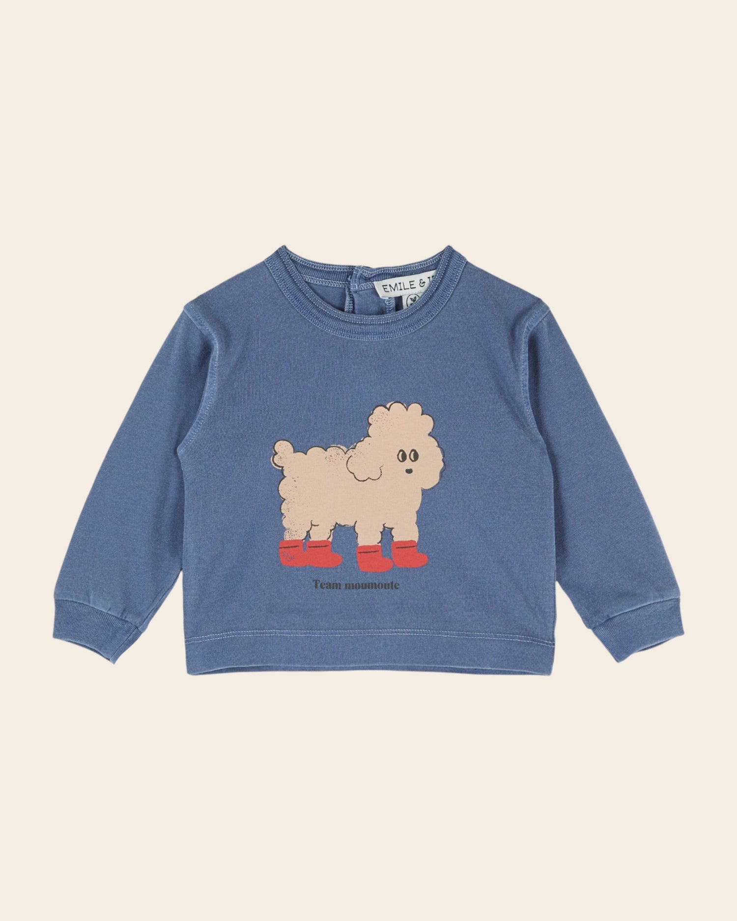 Emile et Ida Ocean Poodle Long-Sleeve T-Shirt
