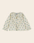 Emile et Ida Scarlet Floral Large Collar Blouse
