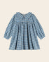 Emile et Ida Celestine Check Ruffle Collar Dress