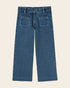 Emile et Ida Blue Denim Embroidered Pocket Pants