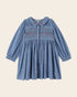 Emile et Ida Chambray Smocked Dress