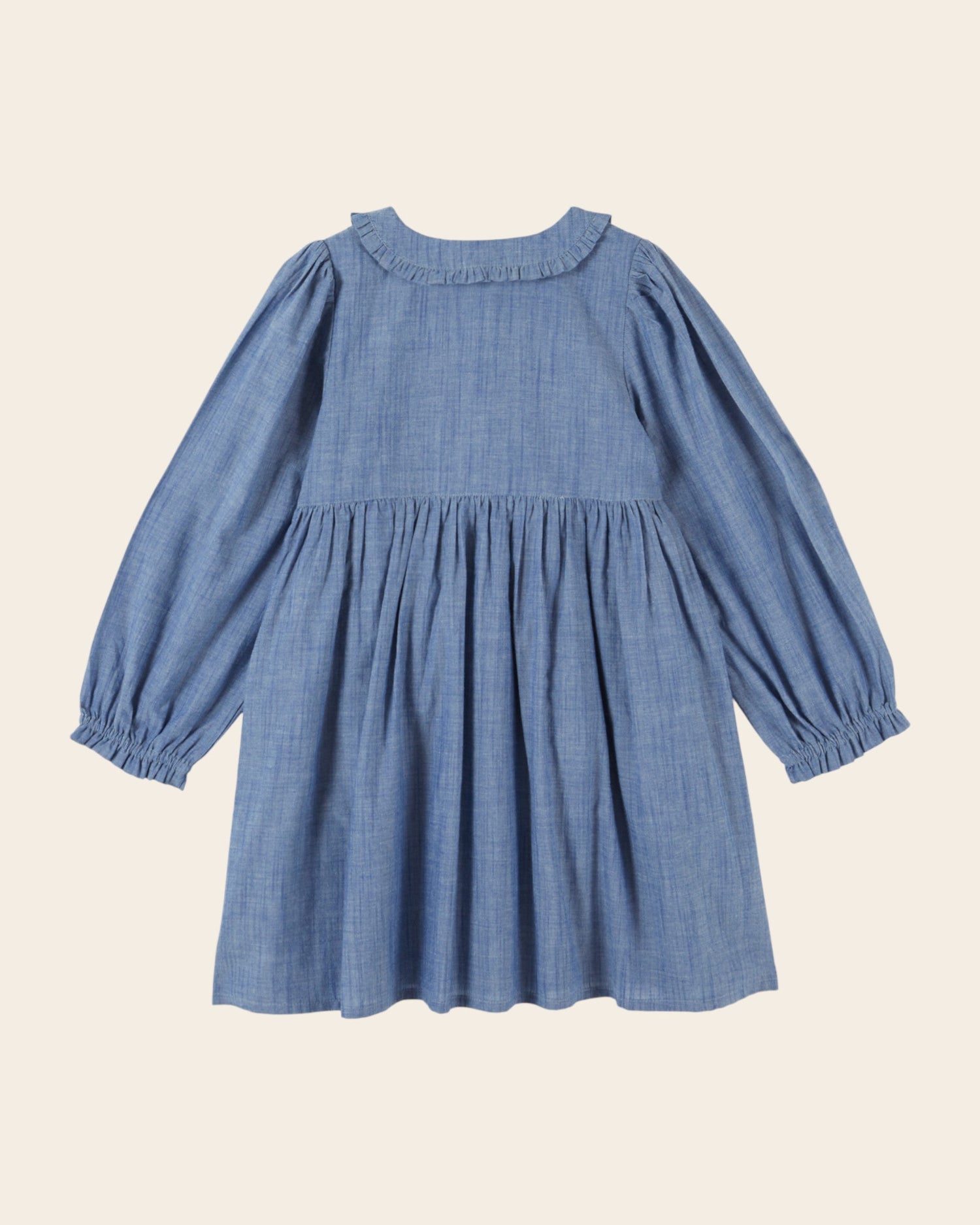 Emile et Ida Chambray Smocked Dress