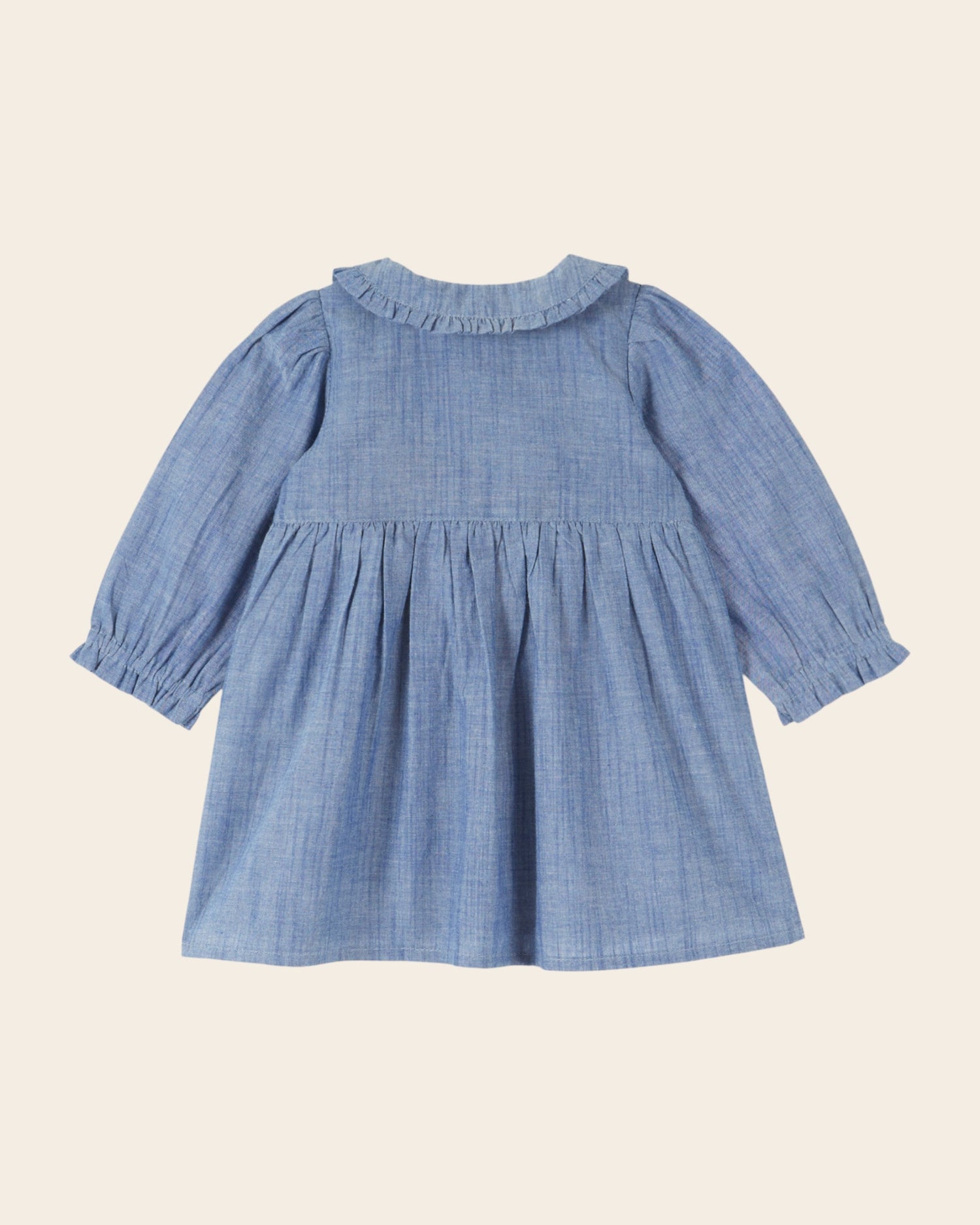 Emile et Ida Chambray Smocked Dress