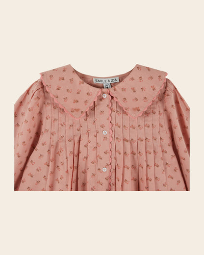 Emile et Ida Rosemary Floral Buttoned Dress