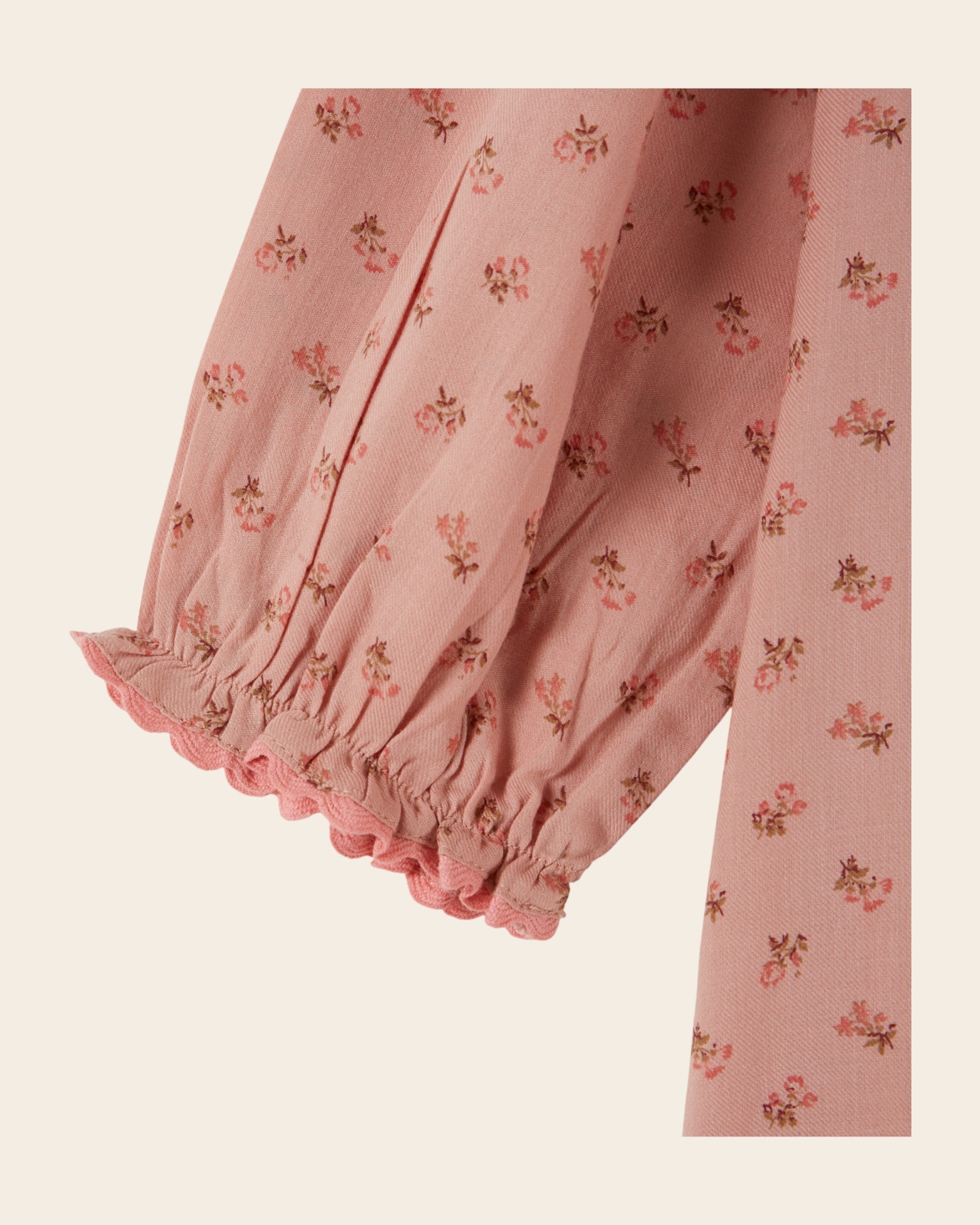 Emile et Ida Rosemary Floral Buttoned Dress